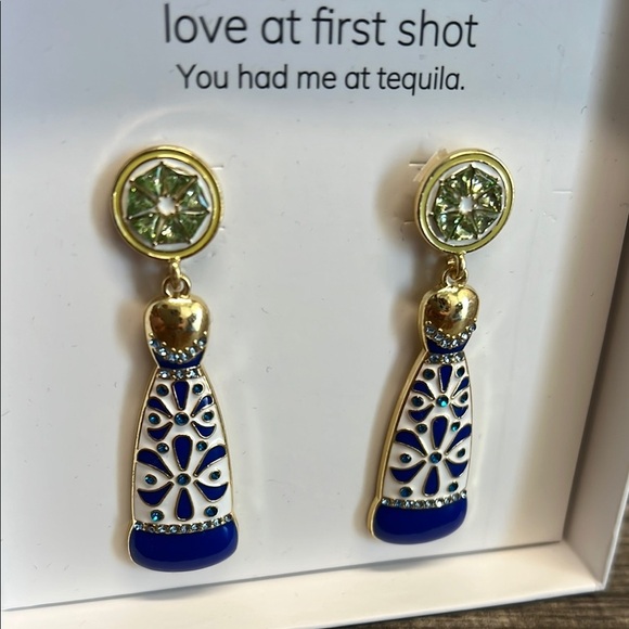 BaubleBar Lime 🍋‍🟩 & Tequila Drop Earrings - Picture 5 of 5